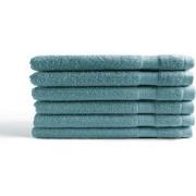 Washandjes Hotel Collectie - 6 stuks - 16x21 - denim blauw