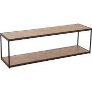 J-line - Salontafel Zigzag Rechthoek Hout/metaal Naturel/zwart - 150x4...