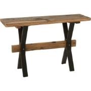 J-line - Console Verouderd Hout Bruin - 120x35x75cm