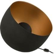 J-line - Lamp Rond Interieur Goud Metaal Zwart Large - 33x33x43cm