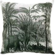 Unique Living | Kussen Exotic print z/w 45x45cm dessin 2 | Kussen woon...