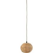 J-line - Hanglamp Bol Bananenbladeren Naturel Small - 25x25x21cm