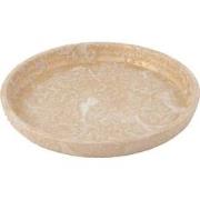 J-line - Plate Flowerpot Terra Rose Gold - 40x40x4cm