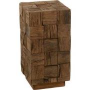 J-line - Sokkel Hout Naturel Small - 30x30x60cm