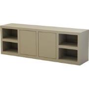 Tv-meubel Beige Mangohout - Rechthoek - 180x40x60cm - Xander