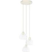 Light & Living - Hanglamp BISHO - Ø30x14cm - Wit