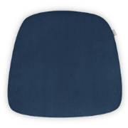 Fem zitkussen velvet donkerblauw