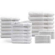 Handdoeken 30 delig set - Hotel Collectie - 100% katoen - wit