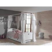 LUCEVI - Amori Hemelbed + Bedlinnen + Rolbed - Wit - 90x200 cm