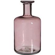 Mica Decorations Regal Vaas - 16x16x30 cm - Glas - Roze