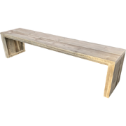 Wood4you - Tuinbank - Zaandam  - 180cm steigerhout  'Doe het zelf' Bou...