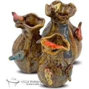 Villa Pottery  Gele tuit vaas Santiago - Hoog