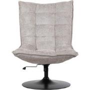 Fauteuil Sam Licht Grijs van Furnilux - Stof - Met en ronde voet - Ver...