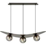 moderne hanglamp Conti Zwart 3-lichts