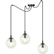 moderne hanglamp Guerra Zwart 3-lichts