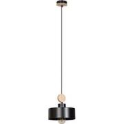 Scandinavische hanglamp Riva Zwart