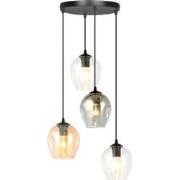 moderne hanglamp Montanari Zwart 4-lichts  - Øcm