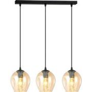 moderne hanglamp Montanari Zwart 3-lichts