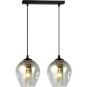 moderne hanglamp Montanari Zwart 2-lichts