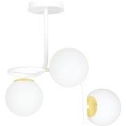 scandinavische plafondlamp Simone Wit 3-lichts