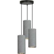 retro hanglamp Rizzo Zwart 3-lichts  - Øcm