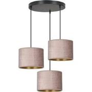 minimalistische hanglamp Amato Zwart 3-lichts  - Øcm