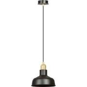 Industriële hanglamp Silvestri Zwart