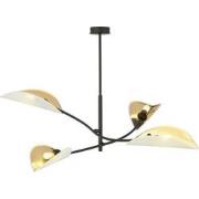 moderne plafondlamp Olivieri Zwart 4-lichts