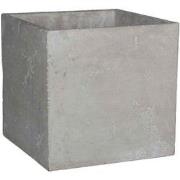 Mica decorations bloempot Jimmy cement / beton, Lichtgrijs -  21 x 21 ...