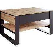 Meubella Salontafel Quincy - Eiken - 100 cm