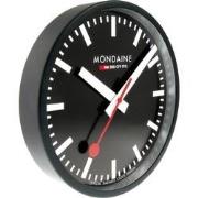 Mondaine Wandklok 25cm-zwart- A990.CLOCK.64SBB