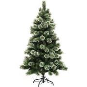 kunstkerstboom Gracious Frosted Pine - 150 cm - Groen/Wit