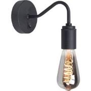 Landelijke Metalen Highlight Collo E27 Wandlamp - Zwart