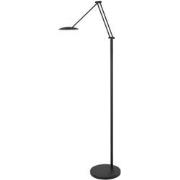 Landelijke Metalen Highlight Sapporo LED Vloerlamp - Zwart