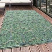 Tapijtenloods Bahama Binnen & Buiten Vloerkleed Laagpolig Groen- 80x25...