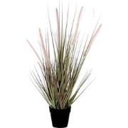 Mica Decorations Pluimgras - 53x40 cm - Pot - Paars