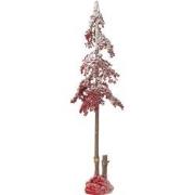 J-line - Kerstboom Decoratief Grote Bessen Plastiek Rood Large - 30x30...