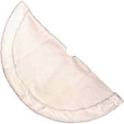 Unique Living - White Christmas treeskirt 90cm Ø white - Kerstboomklee...