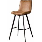 Tower living Pamplona barstool - fabric T-cognac