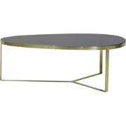 Light&living Salontafel 118x89x40 cm TURBI glas zwart-mat brons