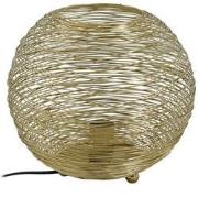 PTMD Andres Gold Iron Table Lamp Round Wired Design L