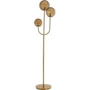 Light&living Vloerlamp 3L E14 38x20x162 cm MAGDALA glas bruin+goud