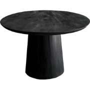 Eetkamertafel Oslo 130cm Zwart