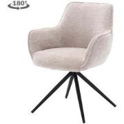 Tower living Fondo swivel armchair - fabric Mona 110 Sand