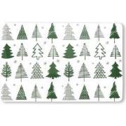 Unique Living - Placemat Xmas Tree 30x45cm Dark Green