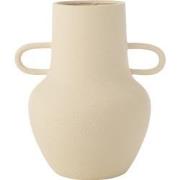 J-line - Vaas Kruik 2 Handvat Aardewerk Beige Large - 26x21x29.5cm