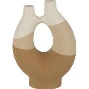 J-line - Vaas Organisch Keramiek Beige/lichtbruin Large - 21.5x11.5x30...