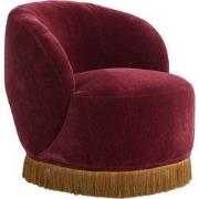 Light&living Stoel 81,5x76,5x76,5 cm GALATI velvet bordeaux+goud