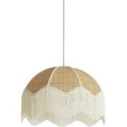 Light&living Hanglamp Ø50x38 cm MALACIA raffia naturel+crème