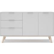 Buffet 2 deuren, 3 laden Campus - L140 cm